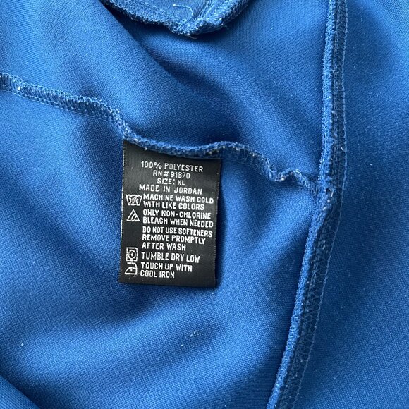 Pebble Beach Performance Jacket Mens Blue Zip Up. Size XL. - Picture 6 of 8